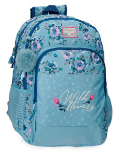MOCHILA 46CM 2C. MOVOM WILD FLOWERS